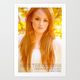 Save the Gingers #5 Art Print