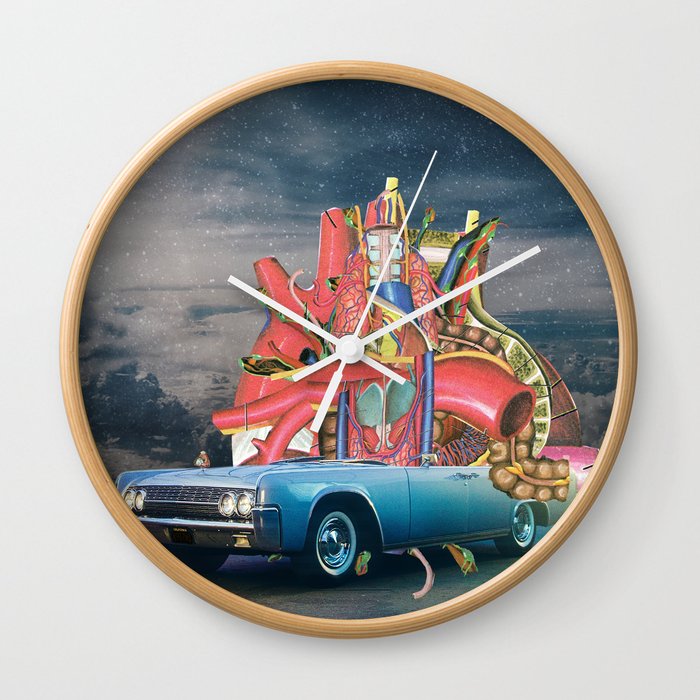 the anatomy of the ride Wall Clock