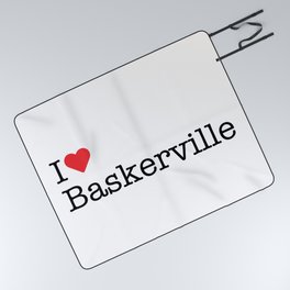 I Heart Baskerville, VA Picnic Blanket