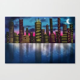 Dizzy City Canvas Print