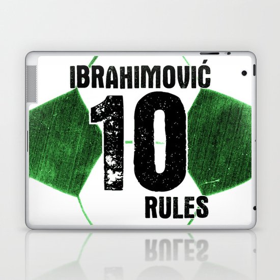 Ibrahimovic 10 Rules Laptop & iPad Skin