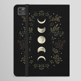 Moonlight Garden - Olive Green iPad Folio Case