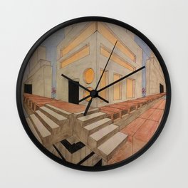 city lines Wall Clock