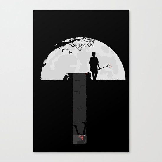 Dumped Canvas Print