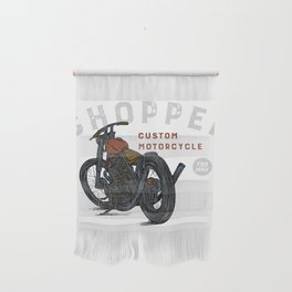 Chopper Custom Motorcycle | Vintage Motorcycle Wall Hanging
