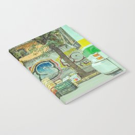 Mexico City Colorful City Scene Notebook