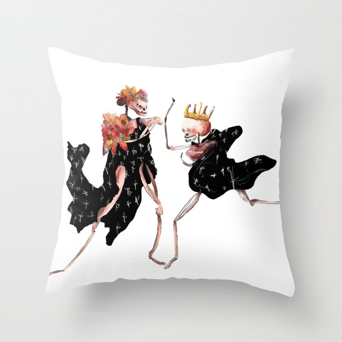 The lovers Throw Pillow