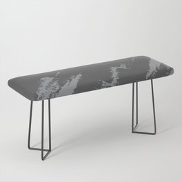 Abstract Charcoal Art Gray Grey Bench