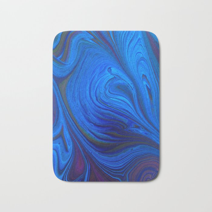 Blue Swirl  Bath Mat