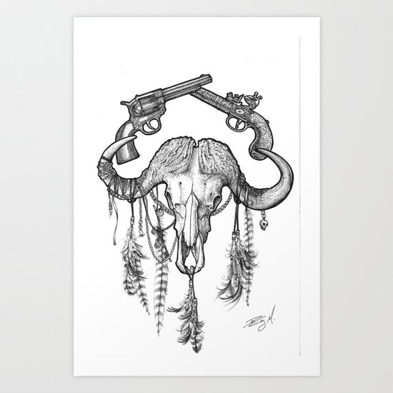 ex marks the spot Art Print