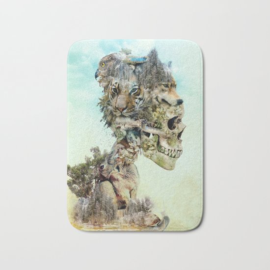 Nature Skull Bath Mat