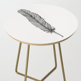 Quill Feather Side Table