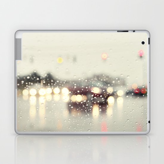 driving in the rain Laptop & iPad Skin