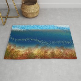 Abstract Seascape 01 w Rug