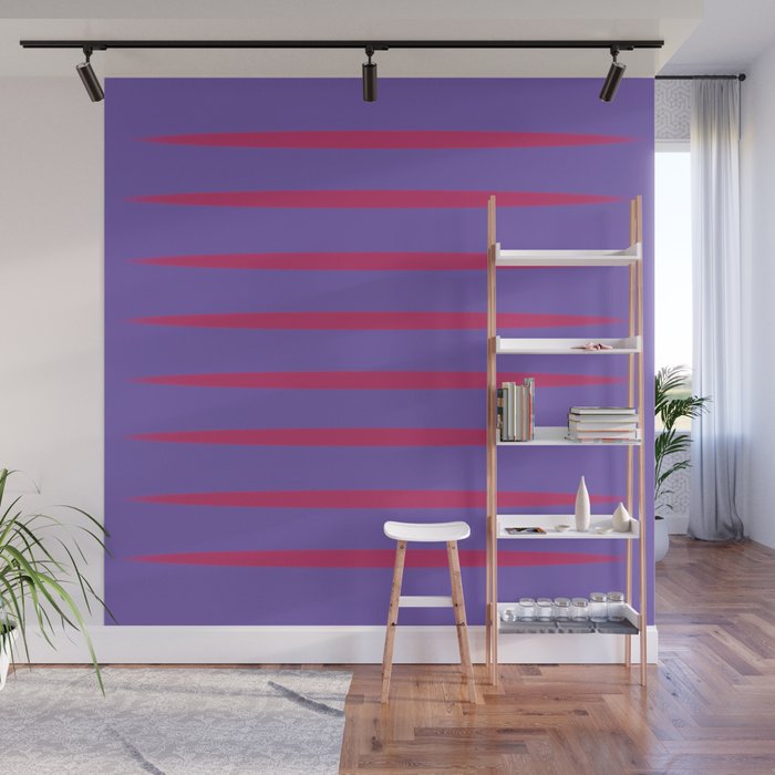 Violet and red Wall Mural