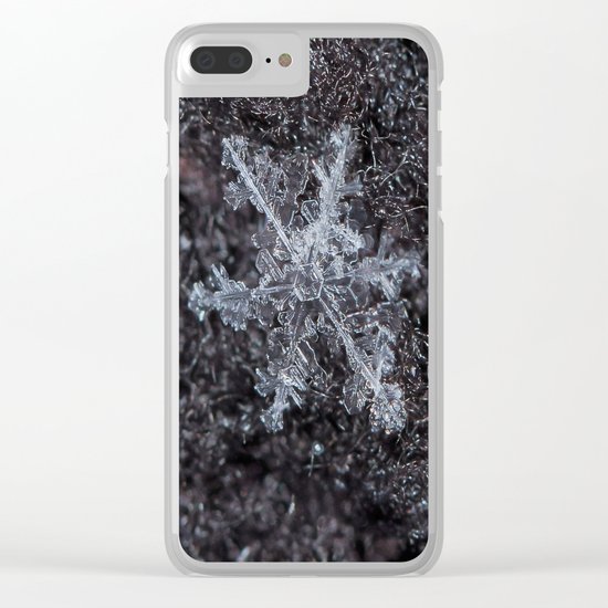 Sowflake Closeup #2 Clear iPhone Case