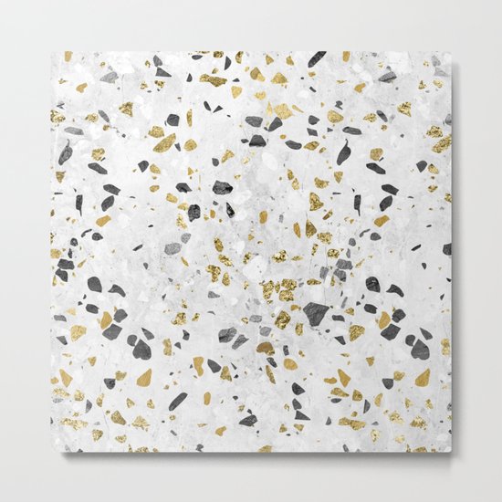 Glitter and Grit Metal Print