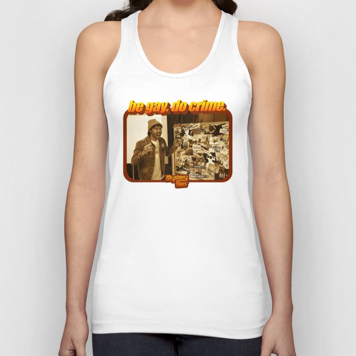 Be Gay, Do Crime Mystery Files Tank Top