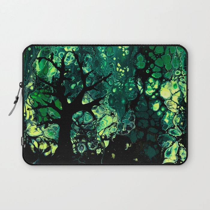 Tree Silhouette Abstract Laptop Sleeve