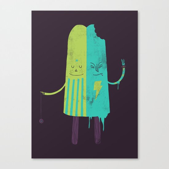 Non-Identical Twins Canvas Print