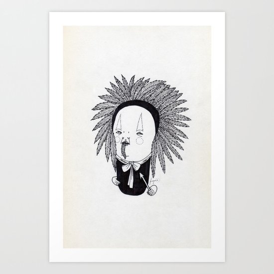 Apache Senior Art Print