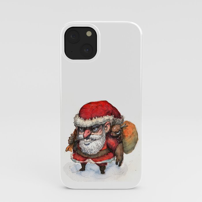 Santa and Rudolph iPhone Case