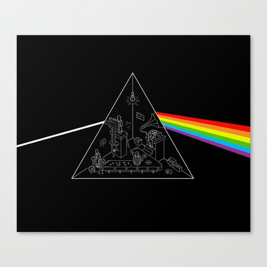 The Dark Side of the Process Canvas Print