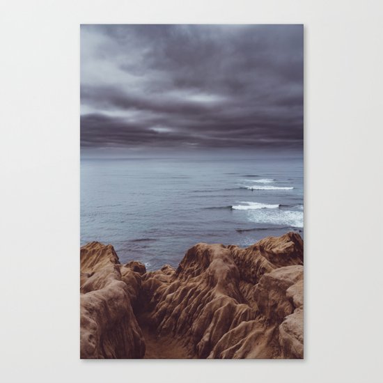 Sunset Cliffs Storm Canvas Print