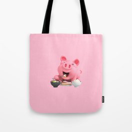 Rosa Eating PINK Tote Bag