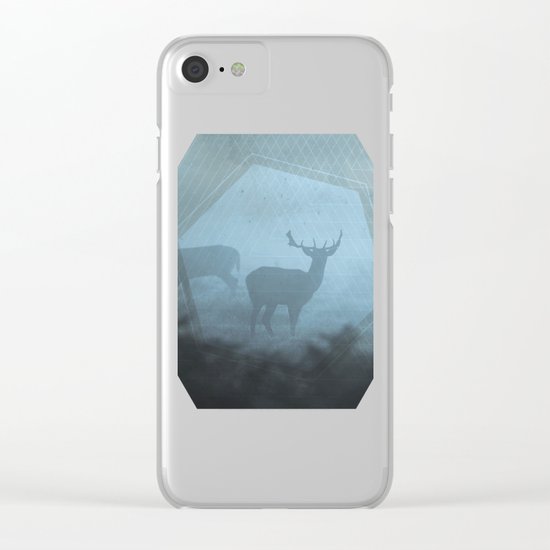 Mystic Deer Clear iPhone Case