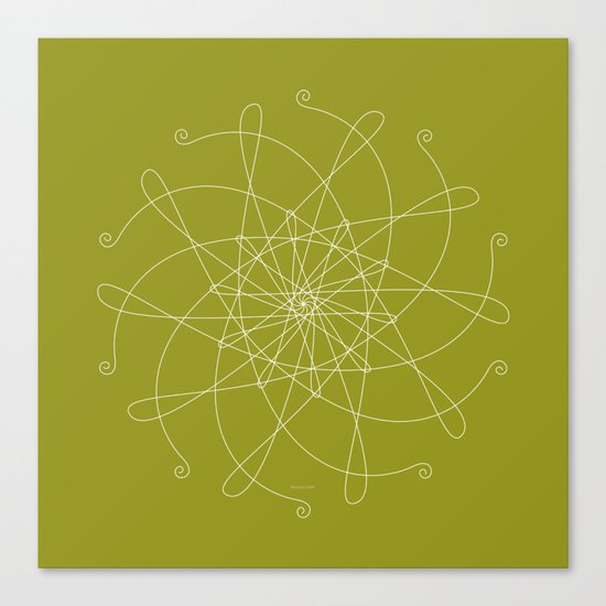 Ornament – whirling Canvas Print