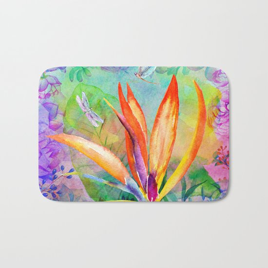 Bird of paradise i Bath Mat