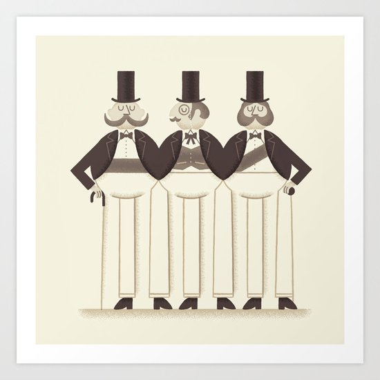 The Leage Of Extra(leg)ordinary Gentlemen Art Print