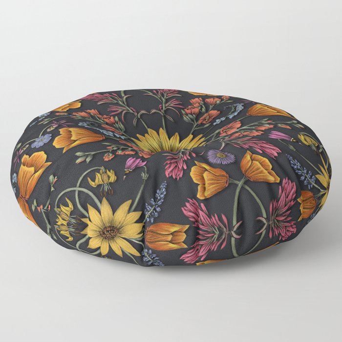 PNW Wildflowers of Washington & Oregon Floor Pillow