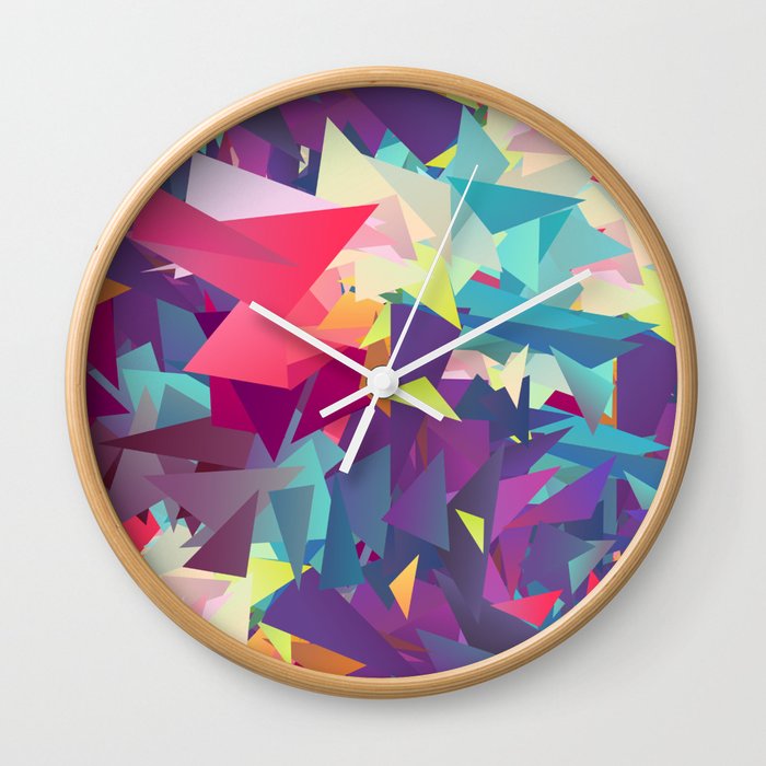 POTENTIAL DREAM ALL OVER (Abstract) Wall Clock