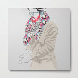 Wrap Up! Metal Print | Abstract, Vector, Illustration, People 