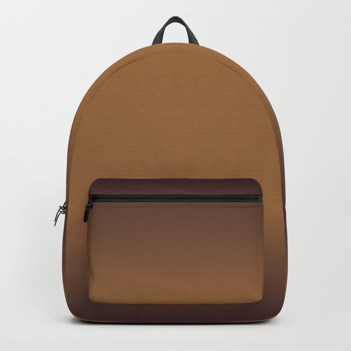 OMBRE CHOCOLATE BROWN. Dark Brown Gradient Backpack