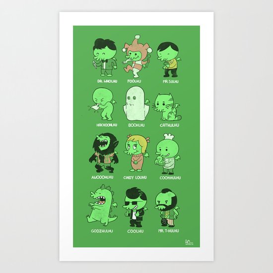 Cthul-Who? Art Print