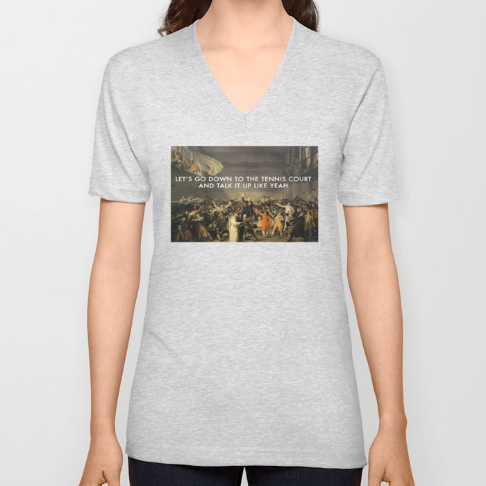 Tennis Court Oath Unisex V Neck By Lordearthistory Society6 Listened to flume's remix of tennis court while makin' this it's pretty epic. society6