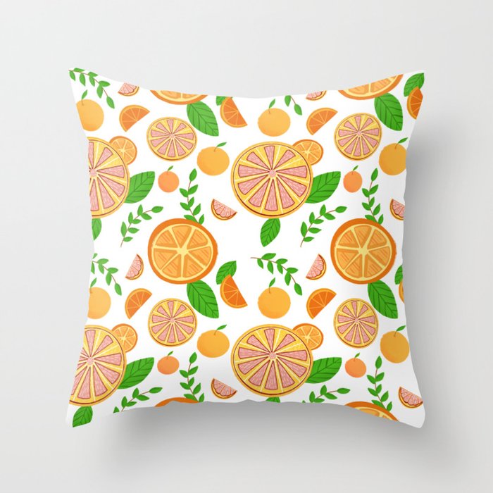 Citrus  Throw Pillow