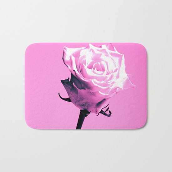 Pink Roses Bath Mat