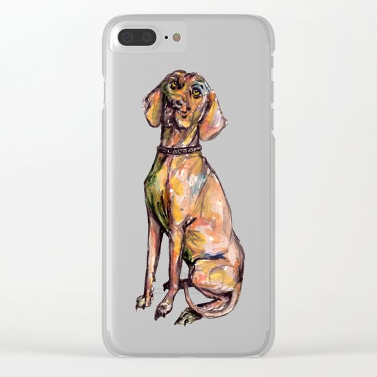 Hungarian Vizsla Dog Clear iPhone Case