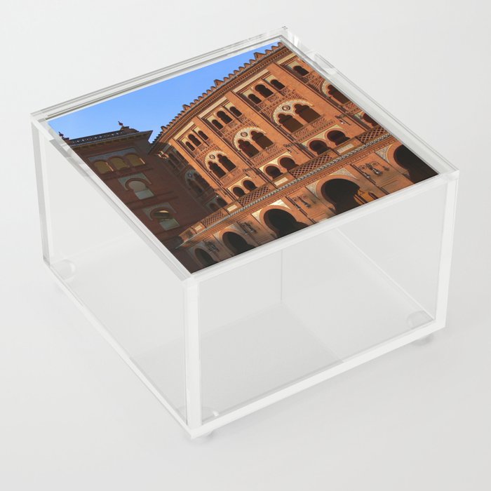 Spain Photography - Famous Bullring In The City Of Madrid Acrylic Box