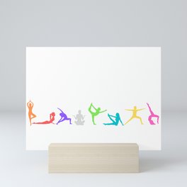 Yoga Spectrum Mini Art Print