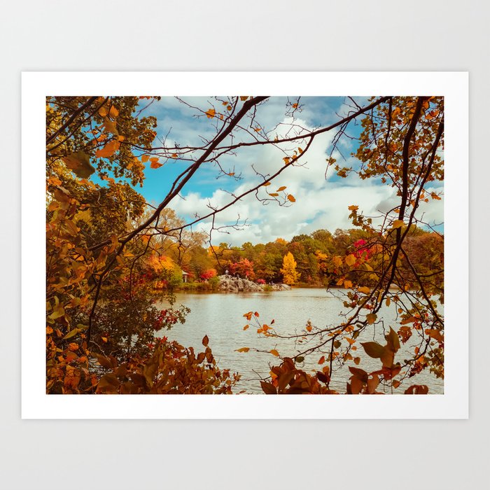Fall in Central Park Art Print