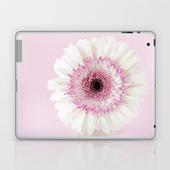 Pink gerbera Laptop & iPad Skin