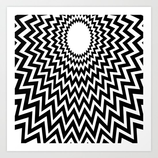 it makes me dizzy Art Print