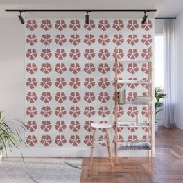 small pink floral pattern Wall Mural