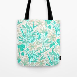 Garden – Mint & Cream Palette Tote Bag