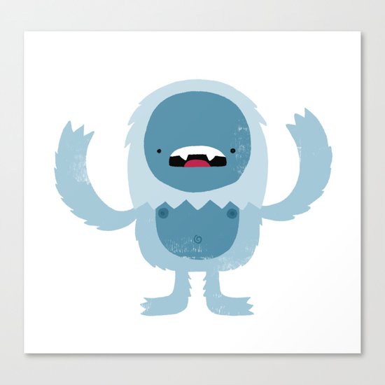 Yeti Canvas Print